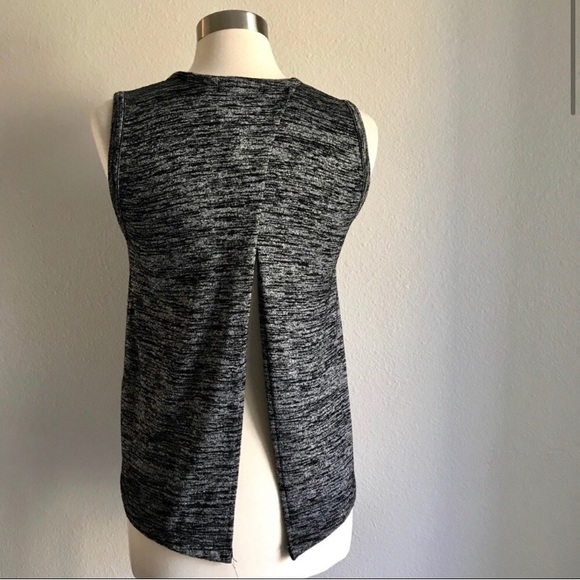 rag & bone Tops - Rag & Bone Jean Black Space Dye Open Back Top XS